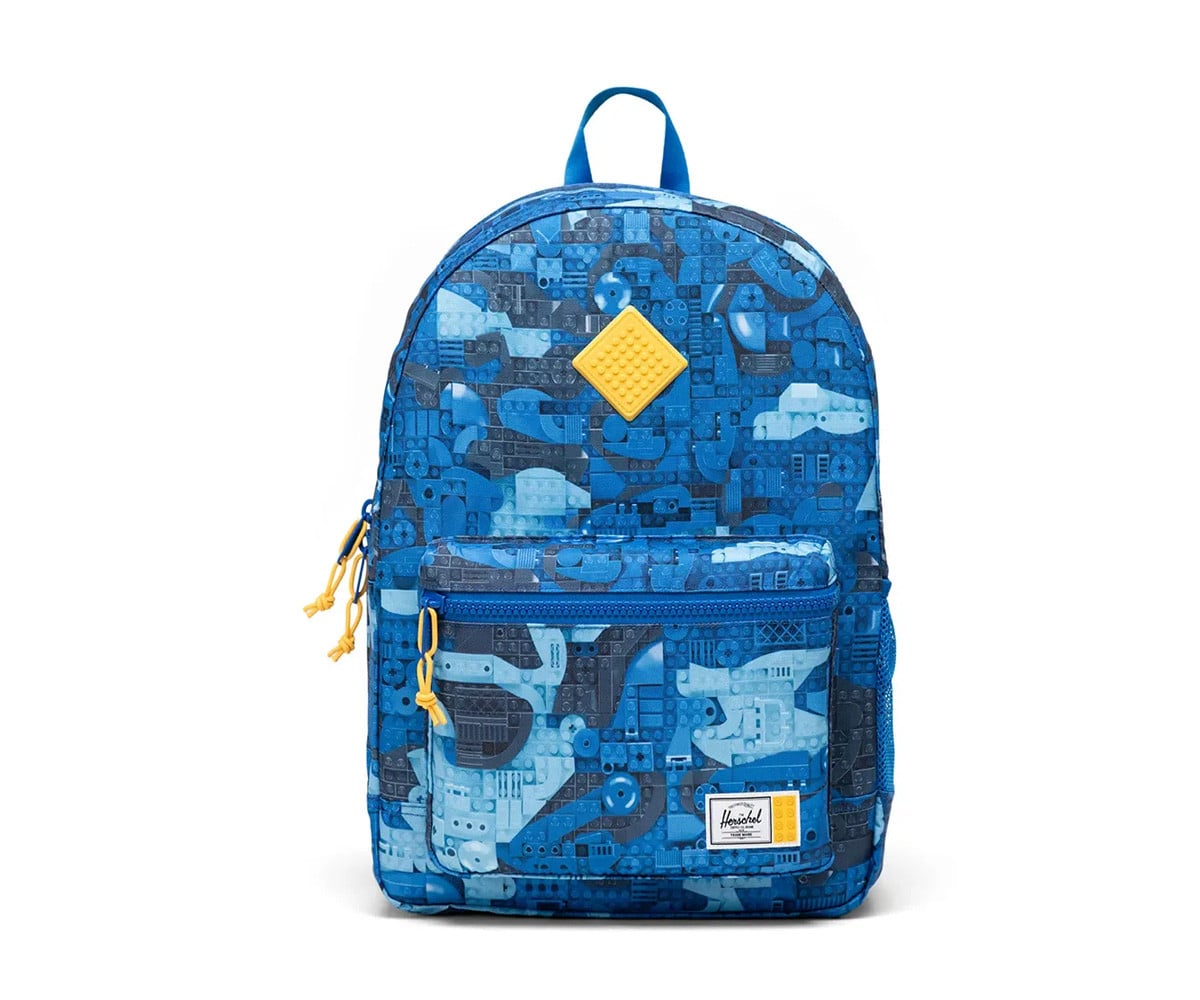 Mochila personalizável LEGO® Herschel Heritage Youth Abstract Bricks Blue