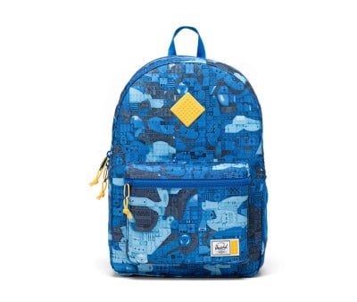 Mochila LEGO® Herschel Heritage Youth Personalizable Abstract Bricks Blue