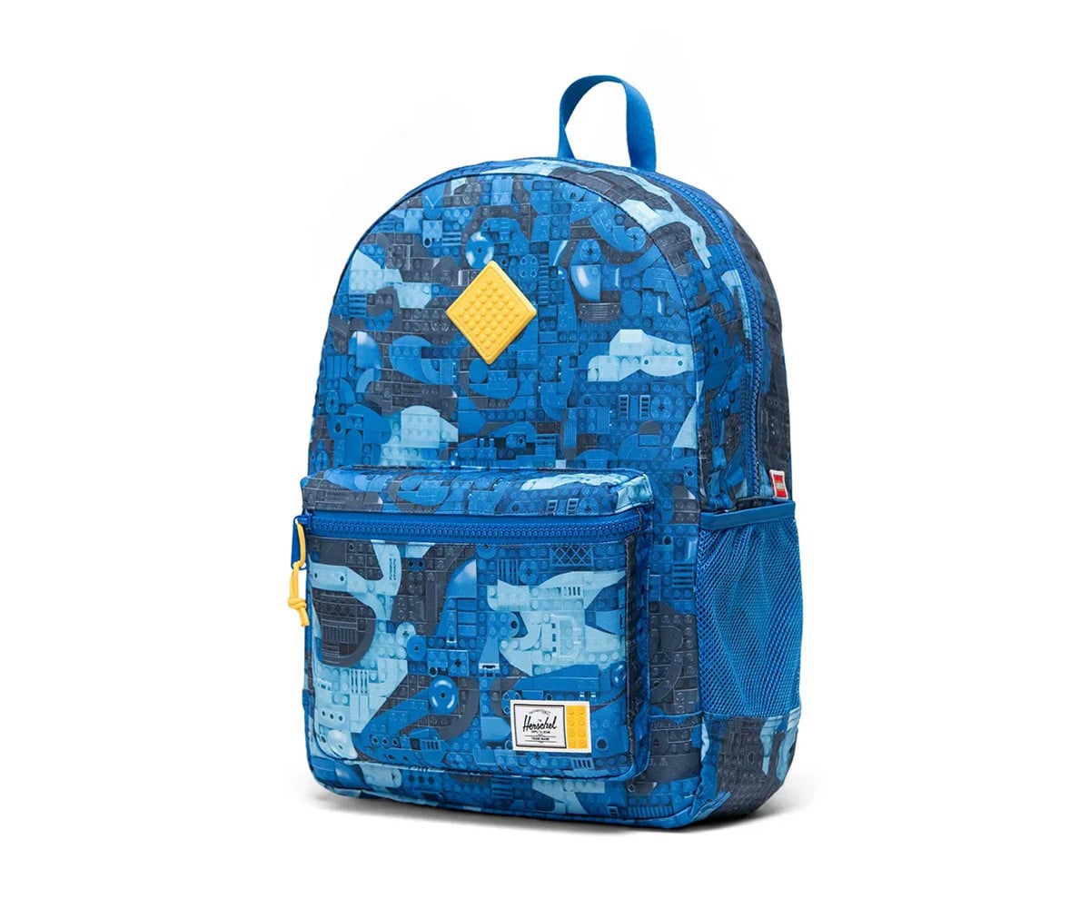 Mochila personalizável LEGO® Herschel Heritage Youth Abstract Bricks Blue