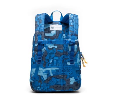 Mochila personalizável LEGO® Herschel Heritage Youth Abstract Bricks Blue