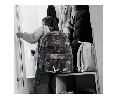 Mochila personalizável LEGO® Herschel Classic XL Abstract Bricks Black