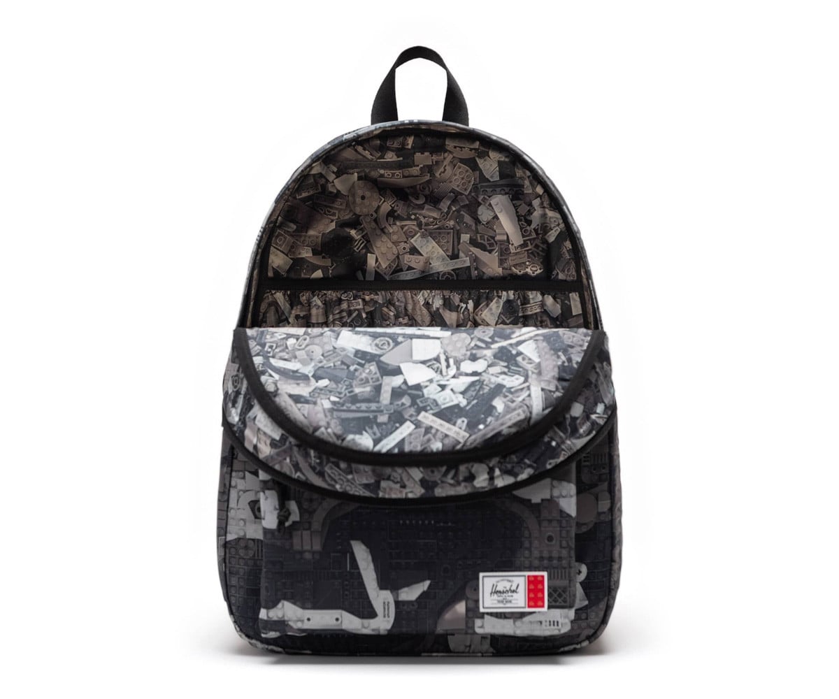 Mochila personalizável LEGO® Herschel Classic XL Abstract Bricks Black