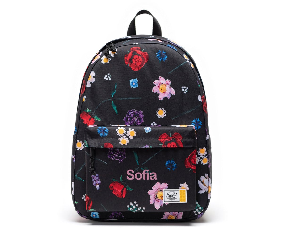 Mochila personalizável LEGO® Herschel Classic XL Falling Florals