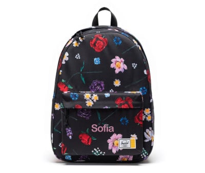 Mochila personalizável LEGO® Herschel Classic XL Falling Florals