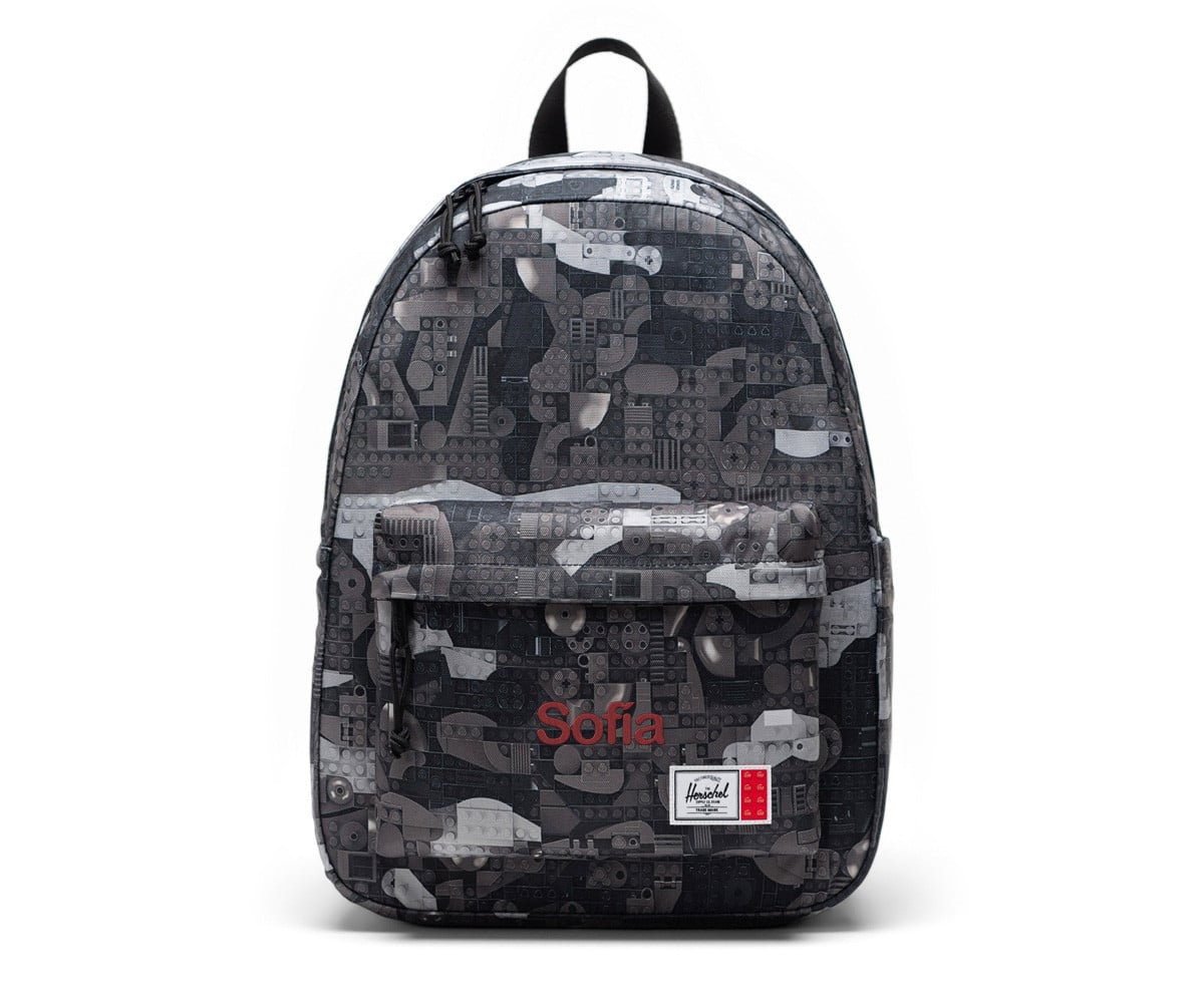 Mochila personalizável LEGO® Herschel Classic Abstract Bricks Black