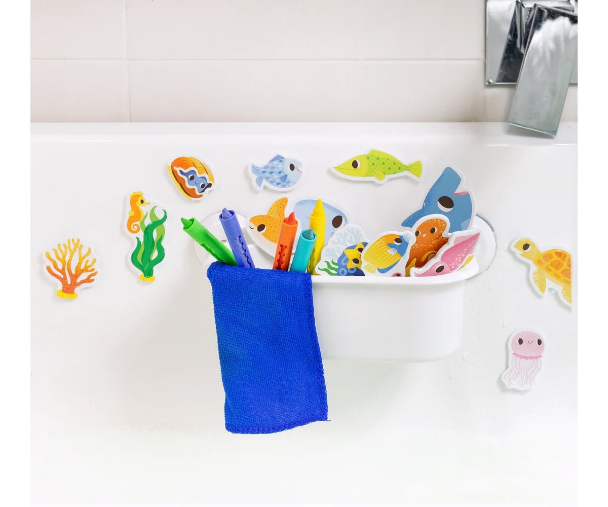 Crayones Bath Art Ocean Stories