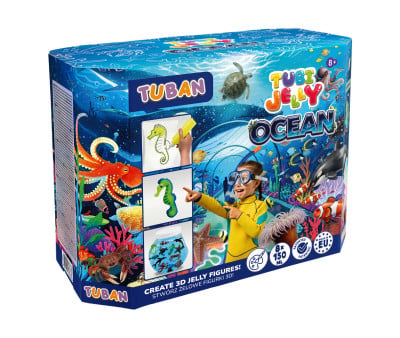 Kit Tubi Jelly Ocean con 8 Colores y Acuario Grande