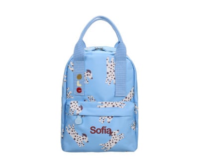 Mochila infantil personalizável Charlotte Janvier Dogs