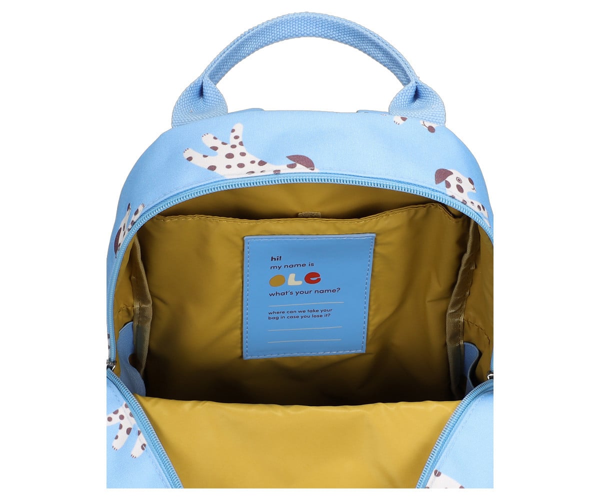 Mochila infantil personalizável Charlotte Janvier Dogs