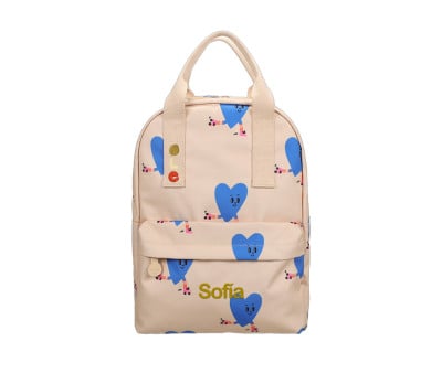 Mochila Escolar Ole Média Personalizável Mariisoré Roller Heart