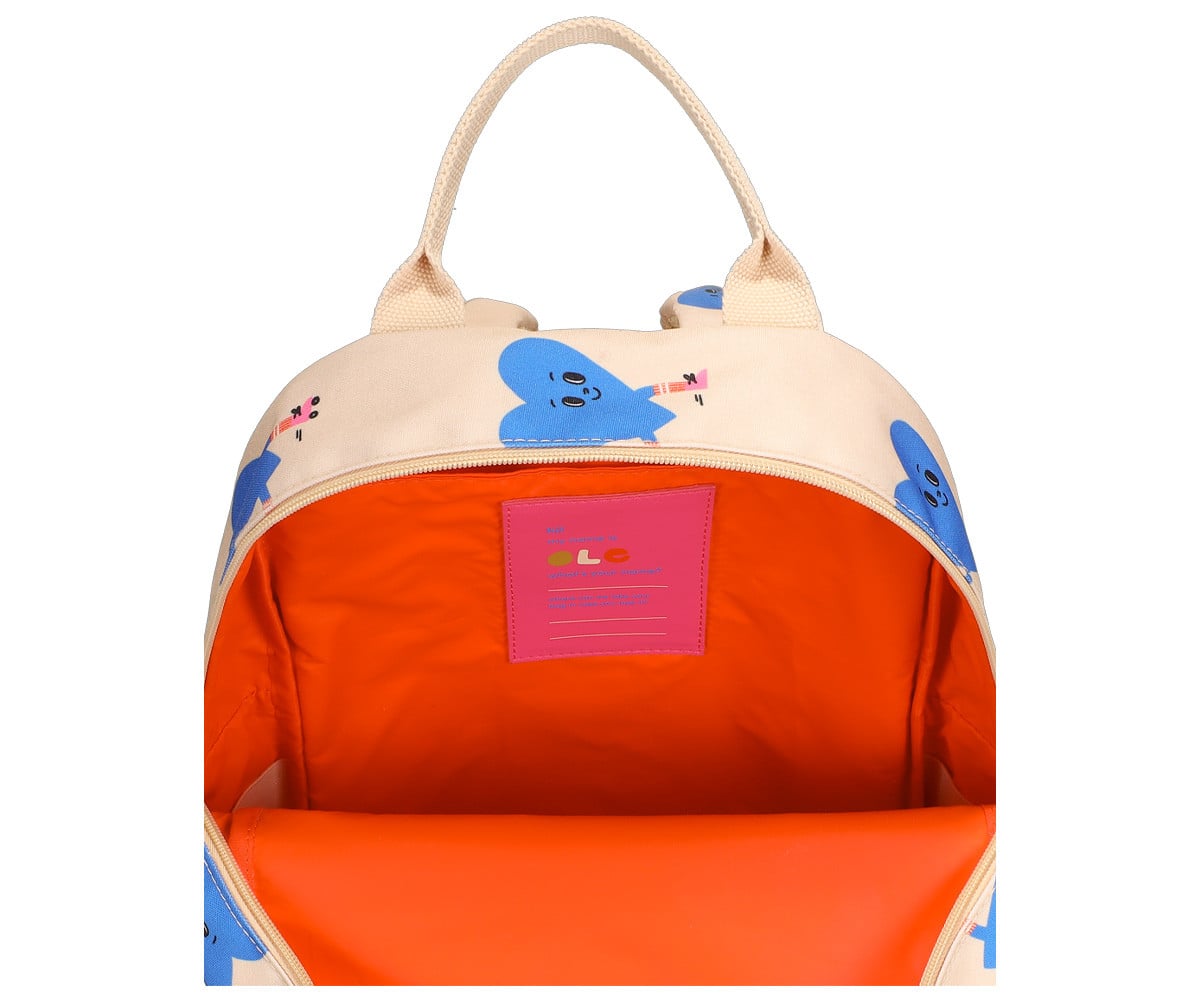 Mochila Escolar Ole Média Personalizável Mariisoré Roller Heart