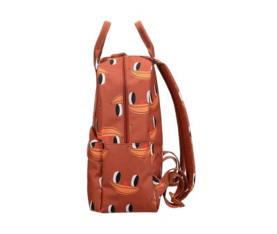 Mochila Escolar Ole Média Personalizável Charlotte Janvier Banana