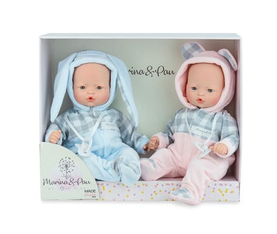 Bambole Gemelle Pitus Baby Animals 40 cm
