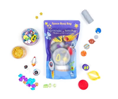 Conjunto de plasticina Space Busy Bag 