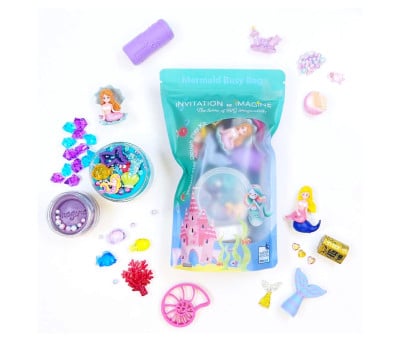 Conjunto de plasticina Mermaid Busy Bag 