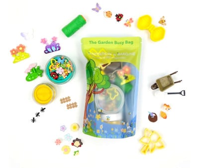 Conjunto de plasticina The Garden Busy Bag 