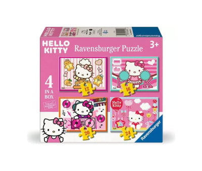 4 Puzzles Hello Kitty