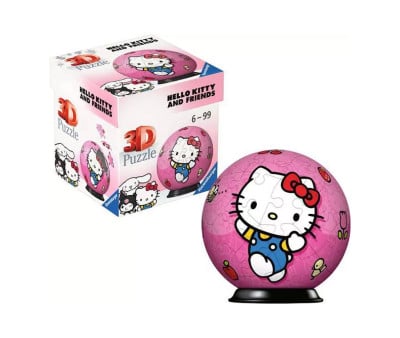 Puzzle Ball Mini 3D Hello Kitty