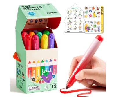 12 Rotuladores Lavables Perfumados Pop Scents