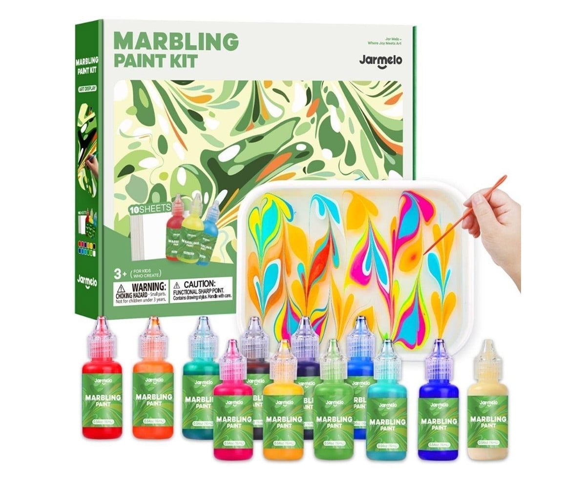 Kit Marbling Paint 12 Colori