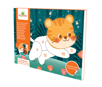 Kit Creativo Pocket Adesivi con Numeri Mysterious Animal