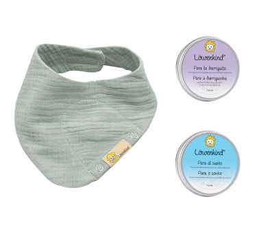 Set Inicio Bandana Mini Menta + 2 LowenPads