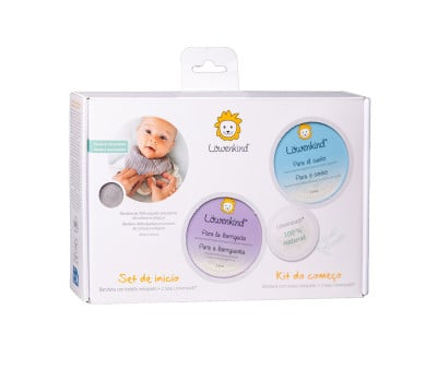 Set Inizio Mini Bandana Grigio + 2 Löwenpads®