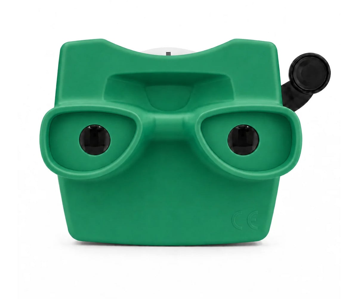 Visor Retro 3D Verde