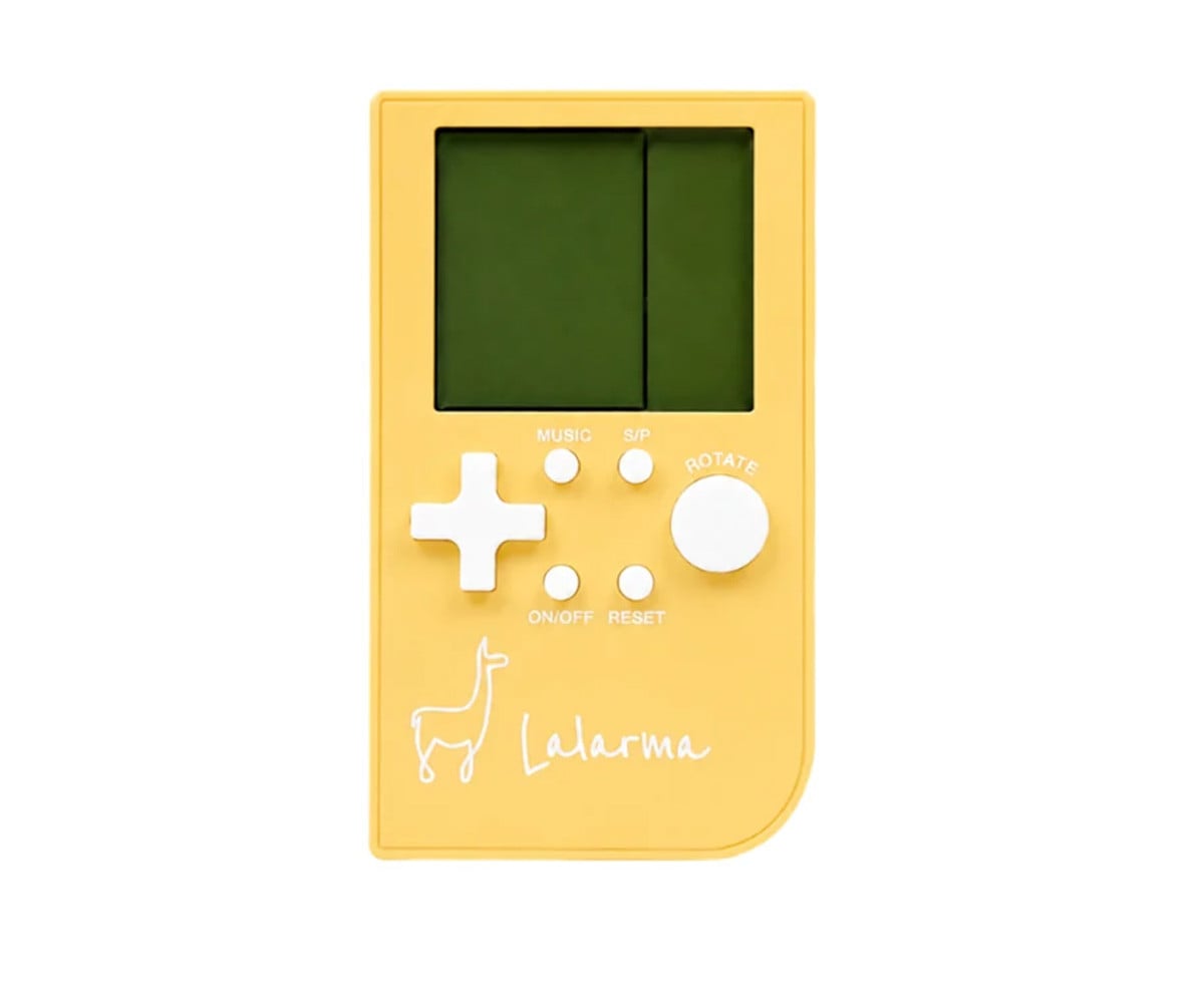 Consola de Bolsillo Juegos Retro Amarillo