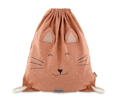 Mrs. Cat Personalised Drawstring Backpack