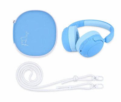 Cuffie Bluetooth per Bambini ANC Hybrid Light Blue