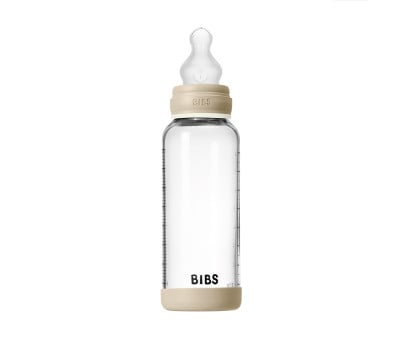 Biberon Vetro BIBS Silicone Vanilla Glow 240ml