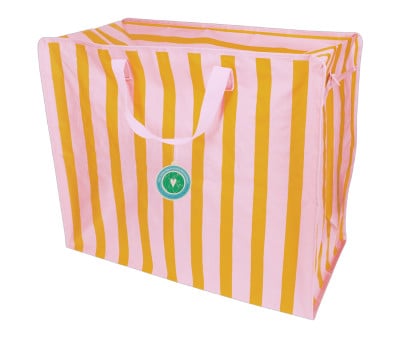 Bolsa de Almacenaje Jumbo Pink Orange Stripes