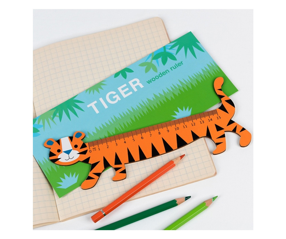 Regla de Madera Tigre