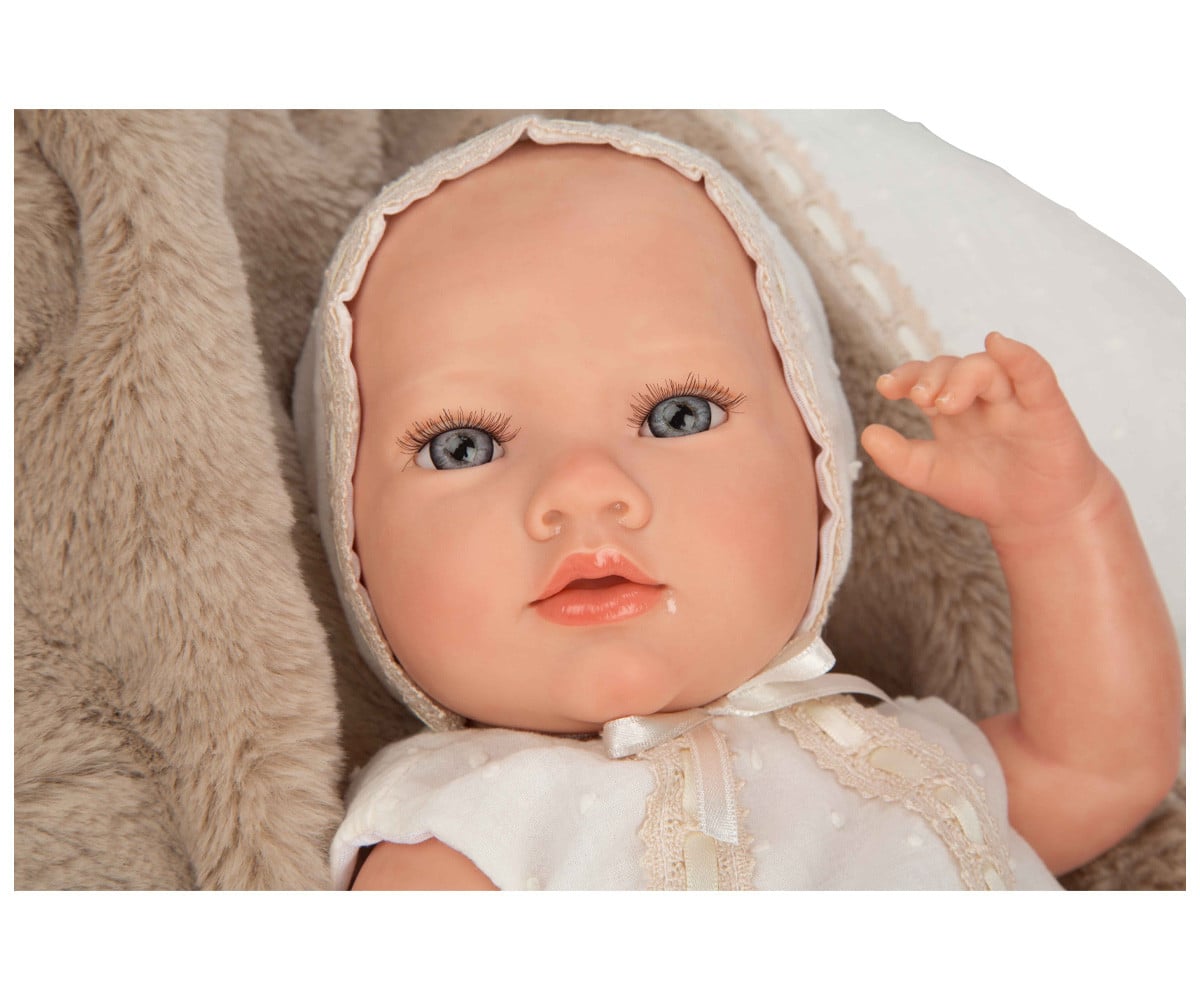 Bambola Vinile Reborn Jade 38 cm con Coperta