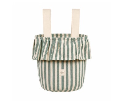 Borsa Basket  Stripe Green