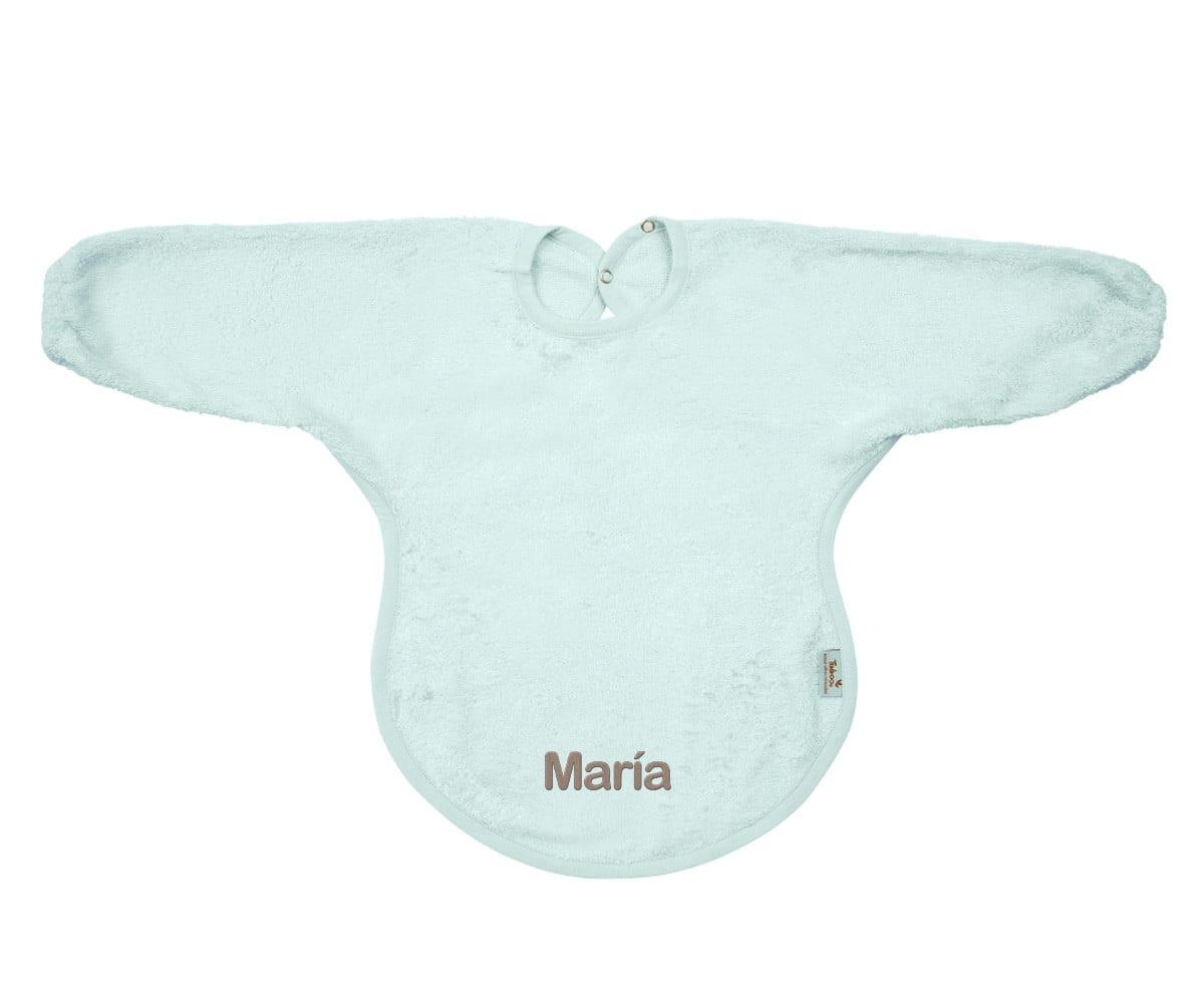 Babero con Mangas Timboo Riviera Blue Personalizable