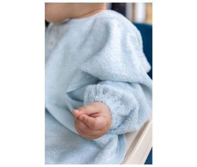 Babero con Mangas Timboo Riviera Blue Personalizable
