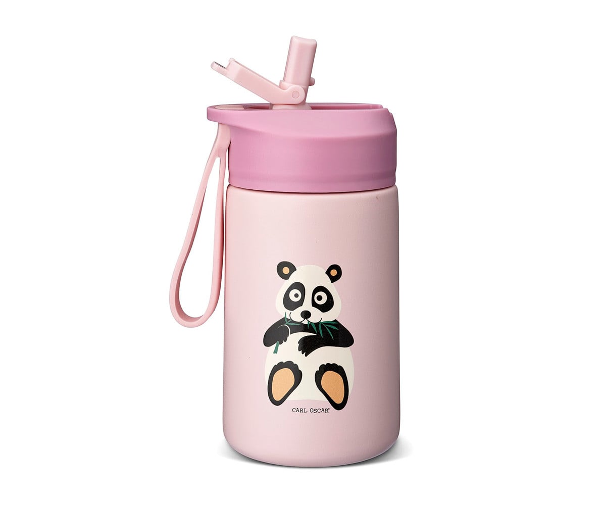 Botella de Acero Steel Hydraflip 0.4L Panda Pink