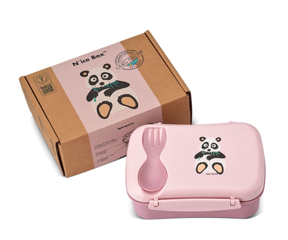 Caja de Almuerzo N'ice Box Panda Pink