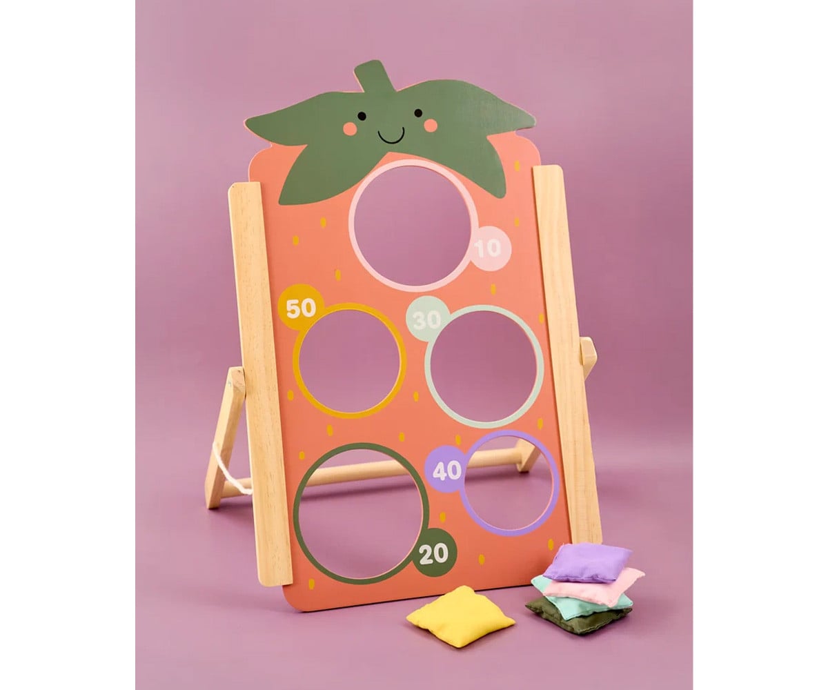 Juego Lanzamiento de Saco Bean Bag Strawberry