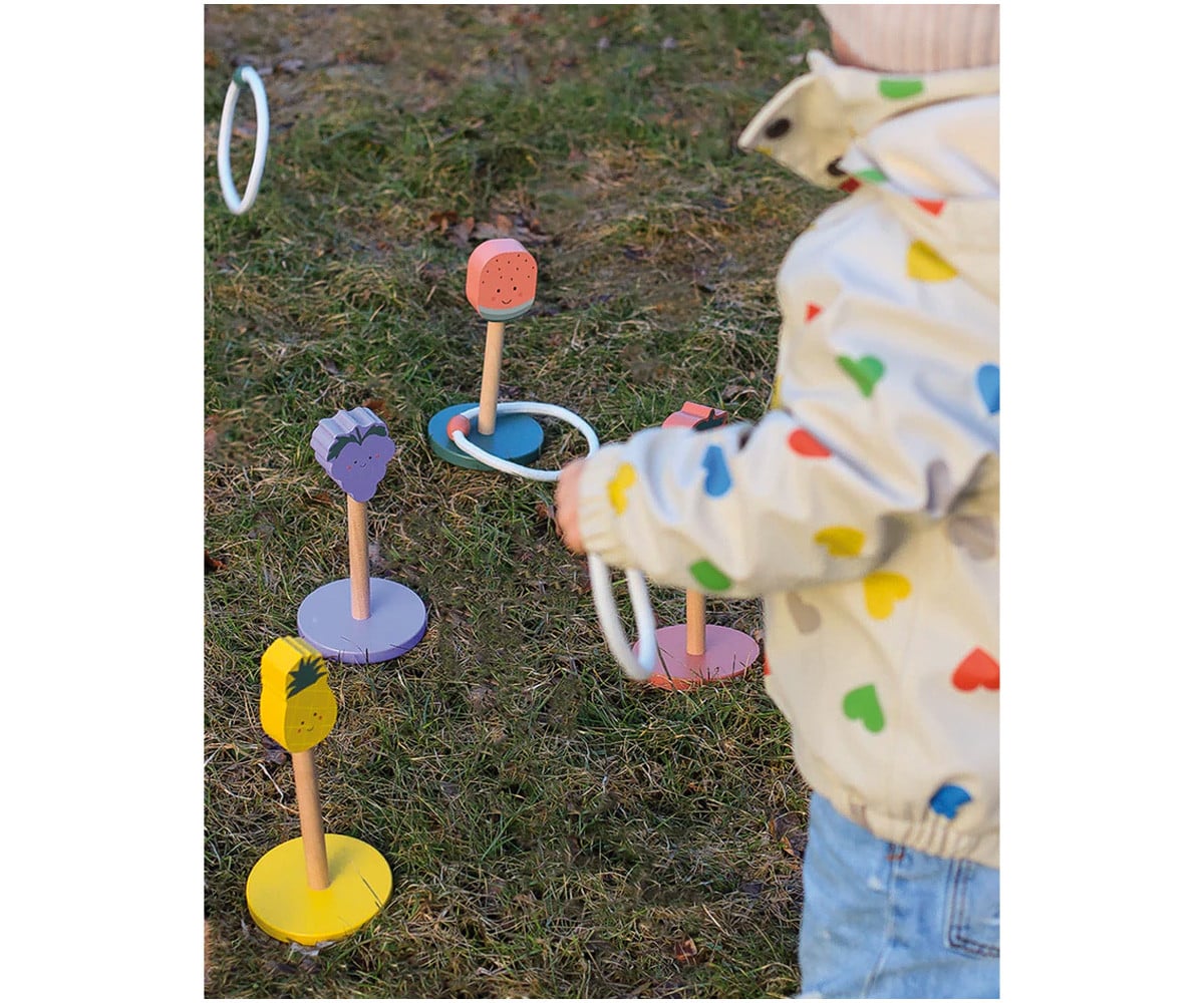 Juego Lanzamiento de Anillas Frutas