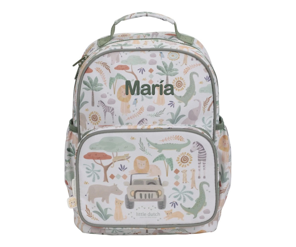 Mochila Mediana Safari Friends Personalizable