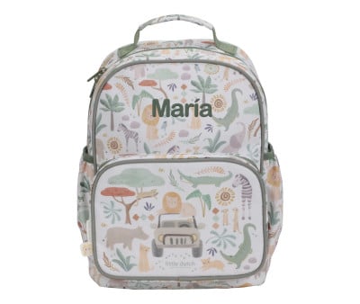 Mochila Mediana Safari Friends Personalizable