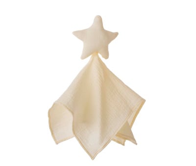 Dou-dou Stella in Cotone Personalizzabile Burro 36cm