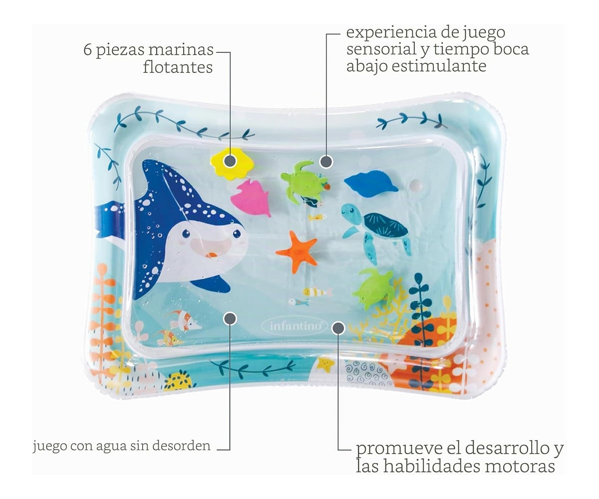 Tapete insuflável «Água» Ocean