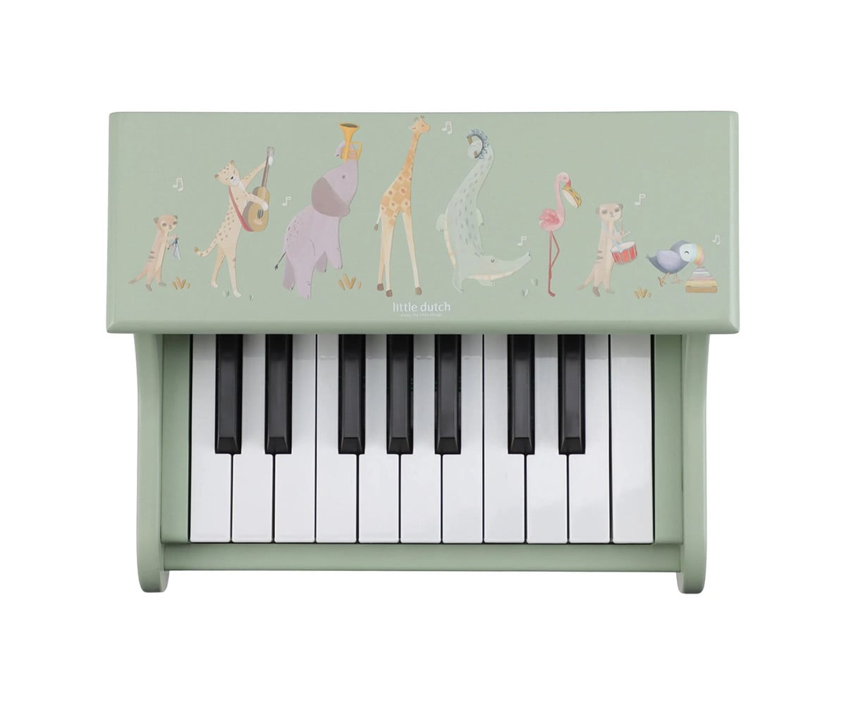 Piano de Madera Verde FSC Safari Friends