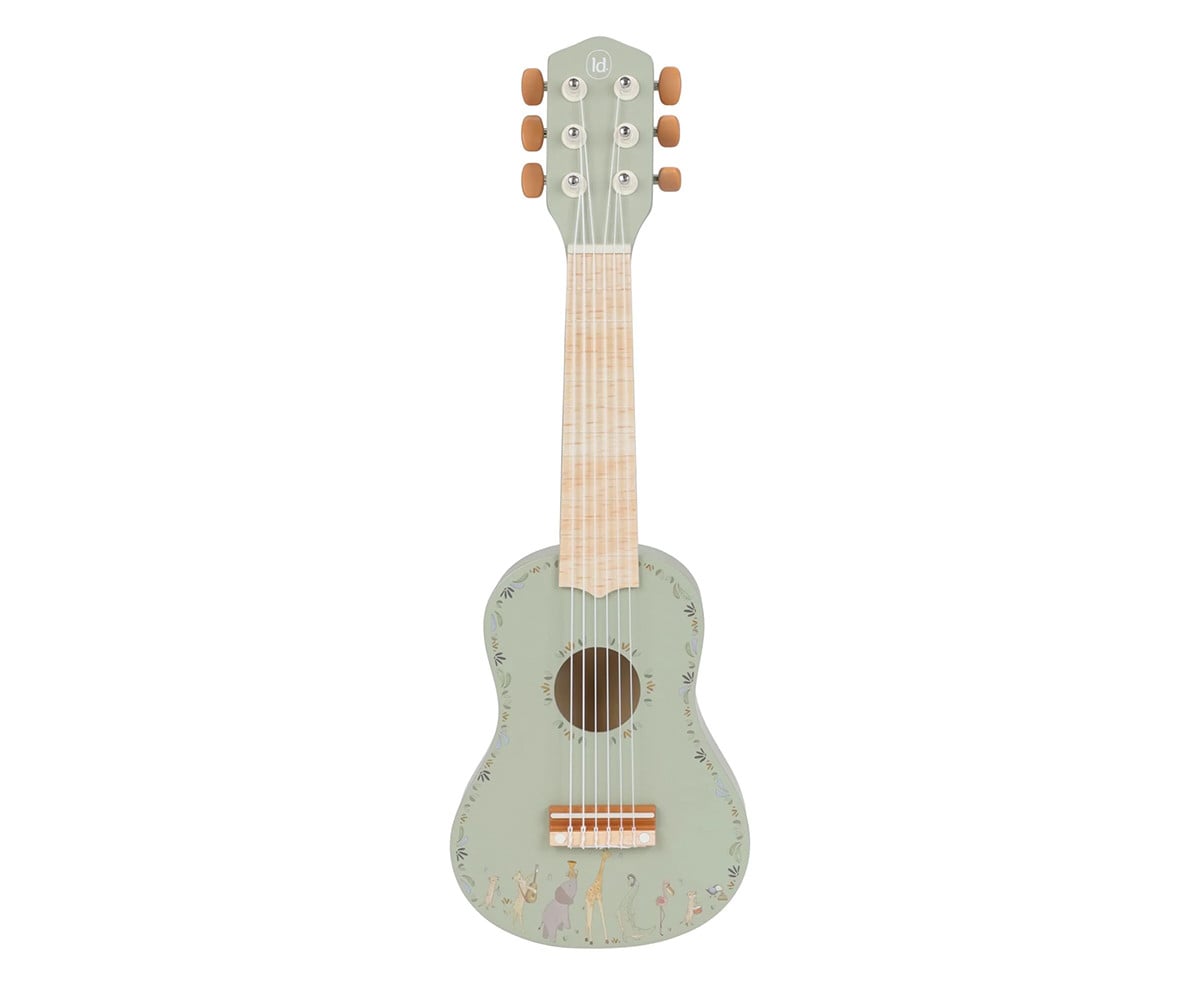Guitarra de Madera Verde FSC Safari Friends