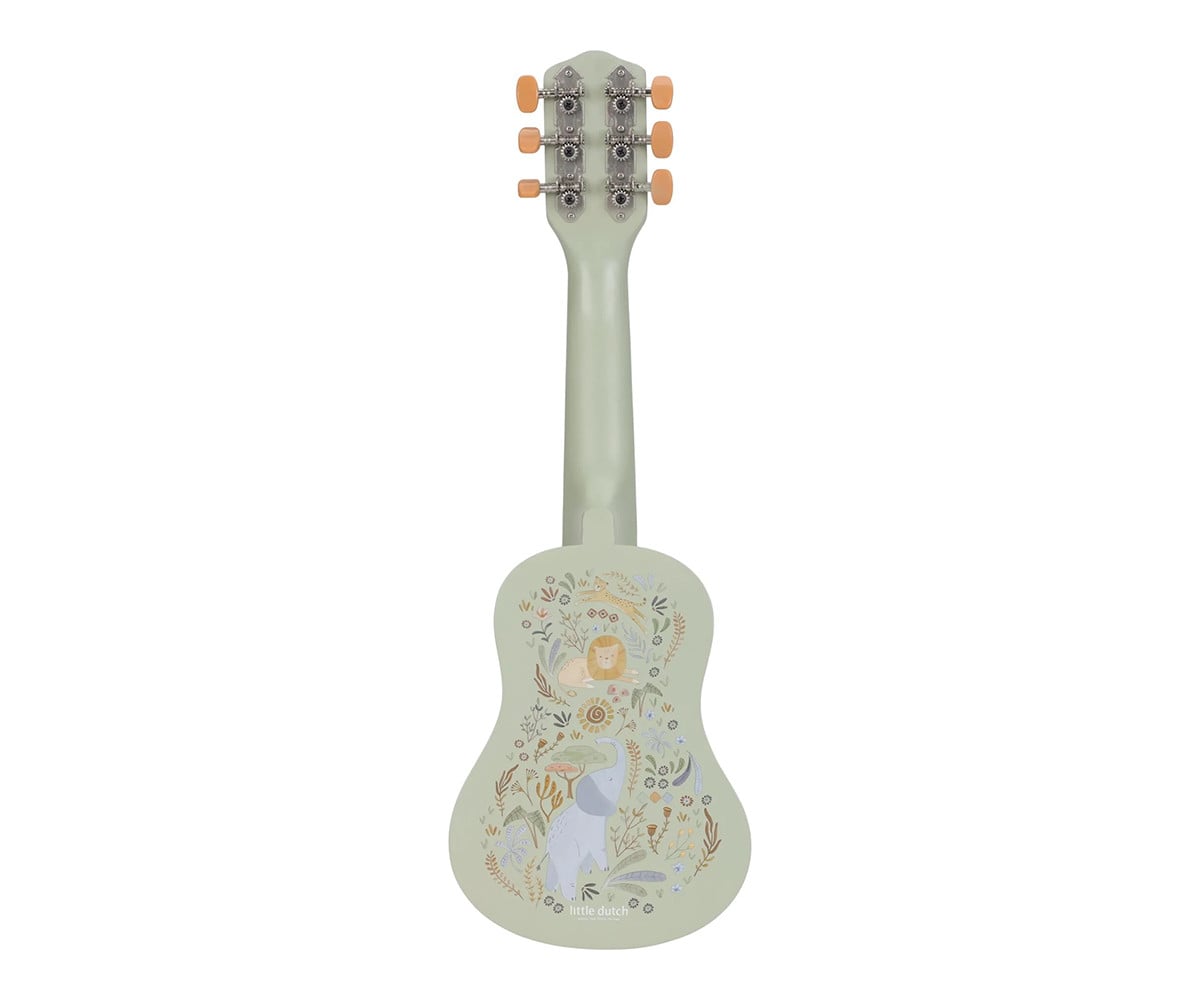 Guitarra de Madera Verde FSC Safari Friends