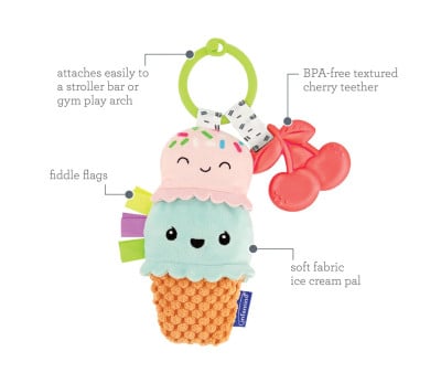 Juguete Sensorial Mordedor Helado